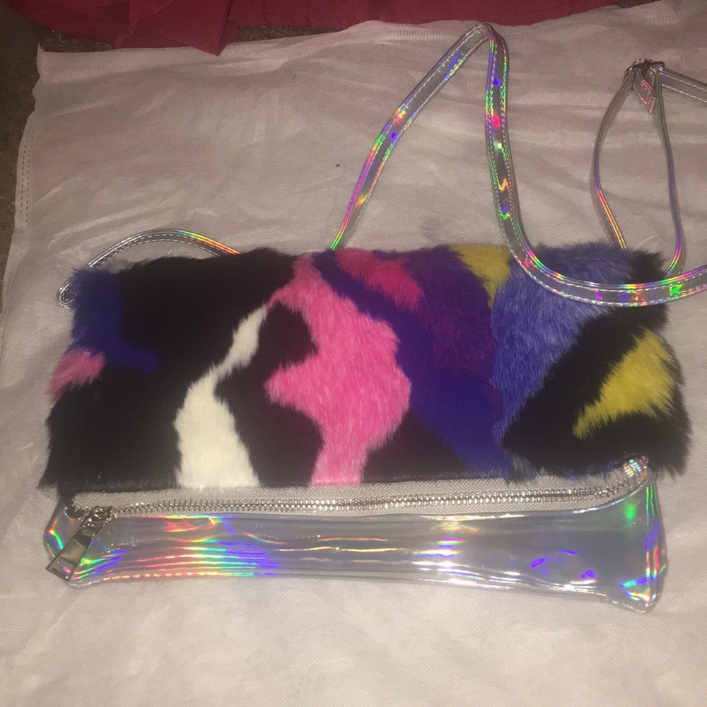 Brand new mink fur purse